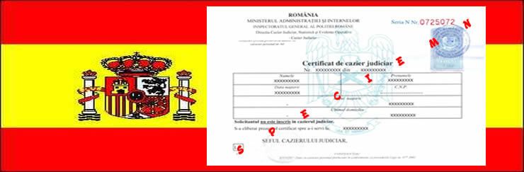 Preambul Cazier Judiciar Spania - Biroul de Traduceri WXYZ